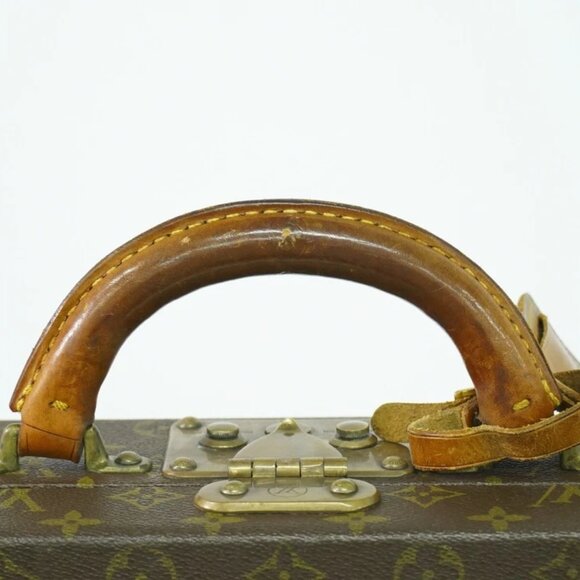 Louis Vuitton President M53012 Monogram Canvas Trunk Handbag Brown - Picture 12 of 15